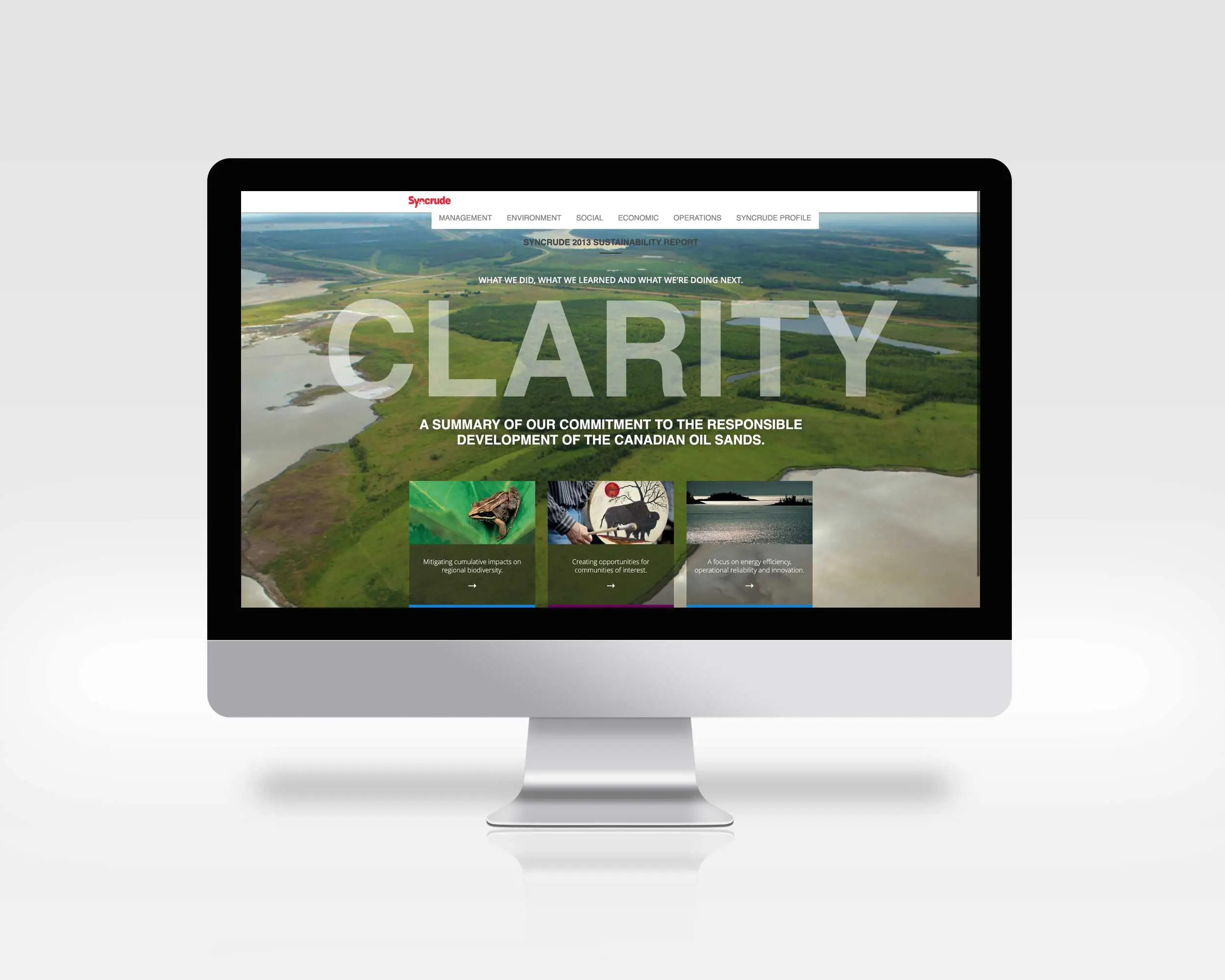 Sycrude Landing Page Website Design