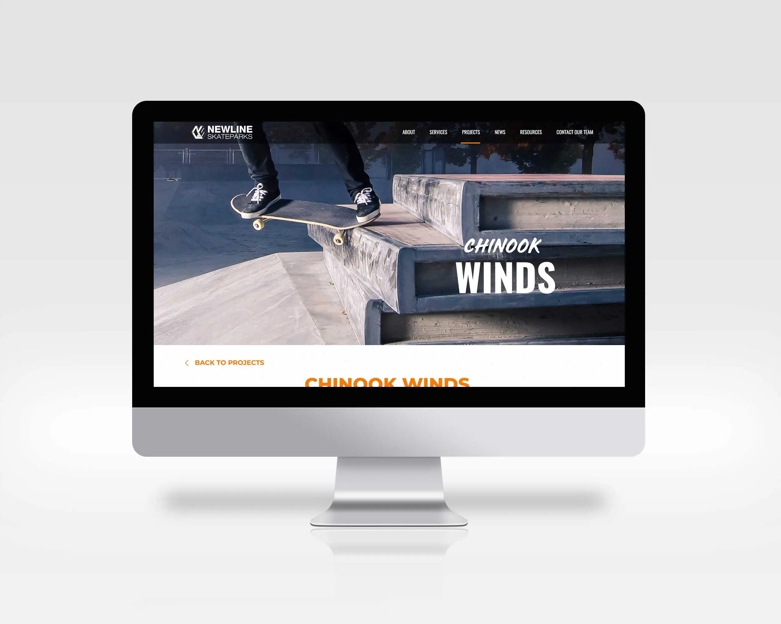 Newline Skatepark Website