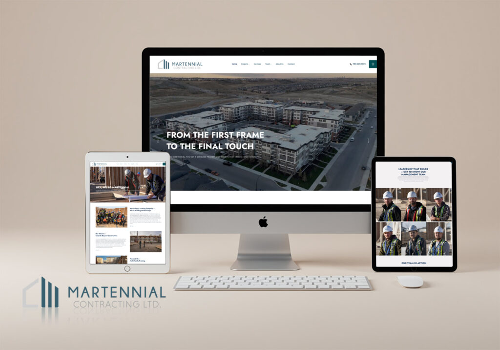 Martennial Contracting -Website Design, SEO, Photography, Videography, Logo Design