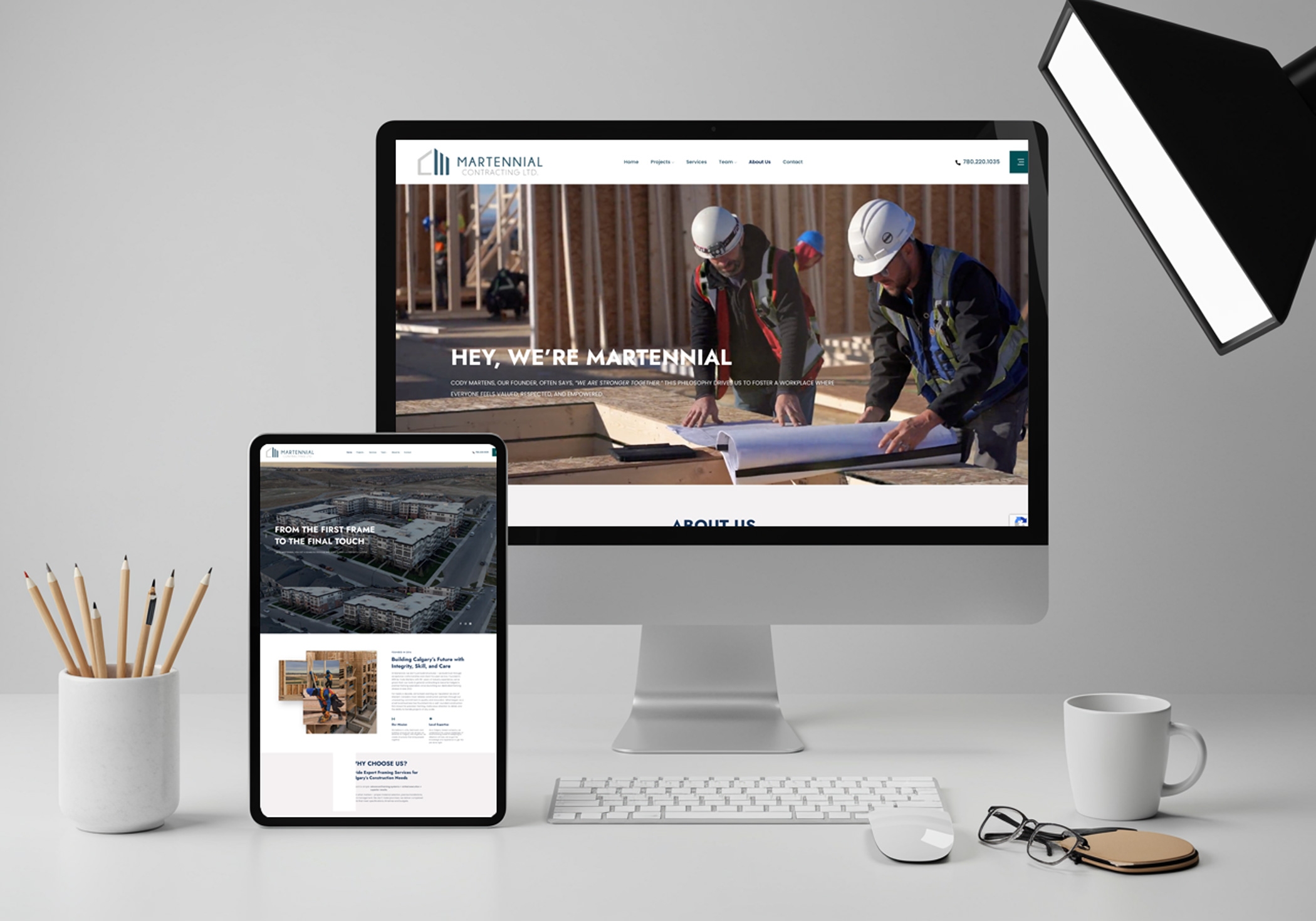Martennial Contracting, Calgary, AB - Ecommerce, Website Design, SEO, Photography